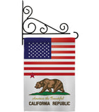 US California - States Americana Vertical Impressions Decorative Flags HG140556 Made In USA