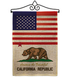 US California - States Americana Vertical Impressions Decorative Flags HG140556 Made In USA