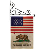 US California - States Americana Vertical Impressions Decorative Flags HG140556 Made In USA