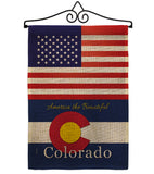 US Colorado - States Americana Vertical Impressions Decorative Flags HG140557 Made In USA