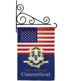US Connecticut - States Americana Vertical Impressions Decorative Flags HG140558 Made In USA