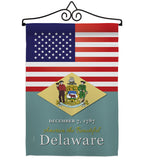 US Delaware - States Americana Vertical Impressions Decorative Flags HG140559 Made In USA