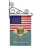 US Delaware - States Americana Vertical Impressions Decorative Flags HG140559 Made In USA