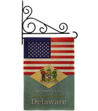 US Delaware - States Americana Vertical Impressions Decorative Flags HG140559 Made In USA