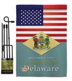 US Delaware - States Americana Vertical Impressions Decorative Flags HG140559 Made In USA