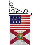 US Florida - States Americana Vertical Impressions Decorative Flags HG140561 Made In USA