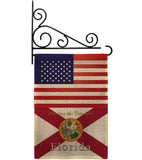 US Florida - States Americana Vertical Impressions Decorative Flags HG140561 Made In USA