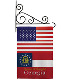 US Georgia - States Americana Vertical Impressions Decorative Flags HG140562 Made In USA