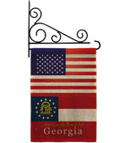 US Georgia - States Americana Vertical Impressions Decorative Flags HG140562 Made In USA
