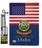 US Idaho - States Americana Vertical Impressions Decorative Flags HG140564 Made In USA