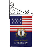 US Kentucky - States Americana Vertical Impressions Decorative Flags HG140569 Made In USA