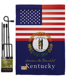 US Kentucky - States Americana Vertical Impressions Decorative Flags HG140569 Made In USA