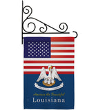 US Louisiana - States Americana Vertical Impressions Decorative Flags HG140570 Made In USA