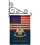 US Louisiana - States Americana Vertical Impressions Decorative Flags HG140570 Made In USA