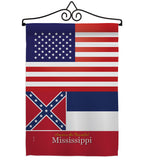 US Mississippi - States Americana Vertical Impressions Decorative Flags HG140576 Made In USA