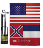 US Mississippi - States Americana Vertical Impressions Decorative Flags HG140576 Made In USA