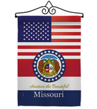 US Missouri - States Americana Vertical Impressions Decorative Flags HG140577 Made In USA