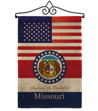 US Missouri - States Americana Vertical Impressions Decorative Flags HG140577 Made In USA