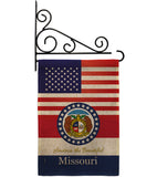 US Missouri - States Americana Vertical Impressions Decorative Flags HG140577 Made In USA