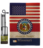 US Missouri - States Americana Vertical Impressions Decorative Flags HG140577 Made In USA