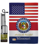 US Missouri - States Americana Vertical Impressions Decorative Flags HG140577 Made In USA
