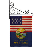 US Montana - States Americana Vertical Impressions Decorative Flags HG140578 Made In USA