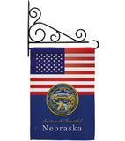 US Nebraska - States Americana Vertical Impressions Decorative Flags HG140579 Made In USA