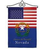 US Nevada - States Americana Vertical Impressions Decorative Flags HG140580 Made In USA