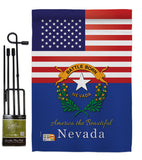 US Nevada - States Americana Vertical Impressions Decorative Flags HG140580 Made In USA