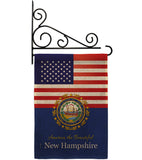 US New Hampshire - States Americana Vertical Impressions Decorative Flags HG140581 Made In USA