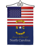 US North Carolina - States Americana Vertical Impressions Decorative Flags HG140585 Made In USA