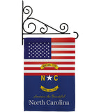 US North Carolina - States Americana Vertical Impressions Decorative Flags HG140585 Made In USA