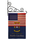 US North Carolina - States Americana Vertical Impressions Decorative Flags HG140585 Made In USA