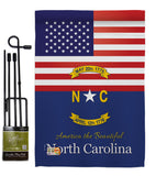 US North Carolina - States Americana Vertical Impressions Decorative Flags HG140585 Made In USA