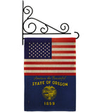 US Oregon - States Americana Vertical Impressions Decorative Flags HG140589 Made In USA