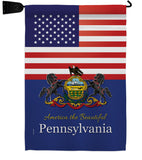 US Pennsylvania - States Americana Vertical Impressions Decorative Flags HG140590 Made In USA