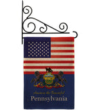 US Pennsylvania - States Americana Vertical Impressions Decorative Flags HG140590 Made In USA