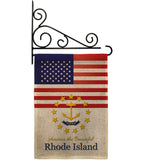 US Rhode Island - States Americana Vertical Impressions Decorative Flags HG140591 Made In USA