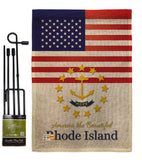 US Rhode Island - States Americana Vertical Impressions Decorative Flags HG140591 Made In USA