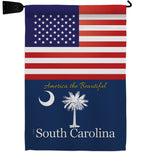 US South Carolina - States Americana Vertical Impressions Decorative Flags HG140592 Made In USA