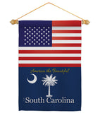 US South Carolina - States Americana Vertical Impressions Decorative Flags HG140592 Made In USA