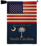 US South Carolina - States Americana Vertical Impressions Decorative Flags HG140592 Made In USA