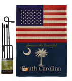 US South Carolina - States Americana Vertical Impressions Decorative Flags HG140592 Made In USA