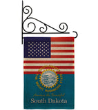 US South Dakota - States Americana Vertical Impressions Decorative Flags HG140593 Made In USA