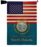 US South Dakota - States Americana Vertical Impressions Decorative Flags HG140593 Made In USA