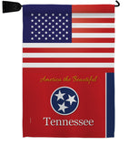 US Tennessee - States Americana Vertical Impressions Decorative Flags HG140594 Made In USA