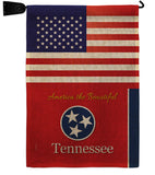 US Tennessee - States Americana Vertical Impressions Decorative Flags HG140594 Made In USA