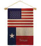 US Texas - States Americana Vertical Impressions Decorative Flags HG140595 Made In USA