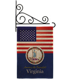 US Virginia - States Americana Vertical Impressions Decorative Flags HG140598 Made In USA