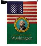 US Washington - States Americana Vertical Impressions Decorative Flags HG140599 Made In USA